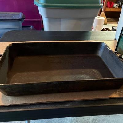 Large cast iron pan $30