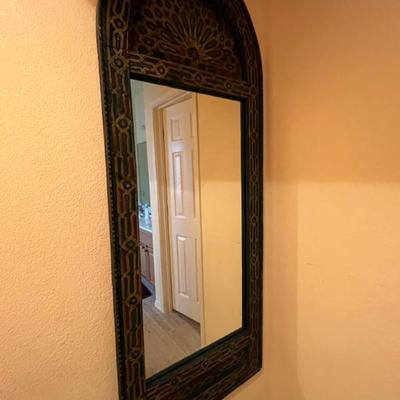 Gorgeous carved wood mirror