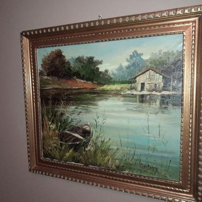 Signed original oil painting