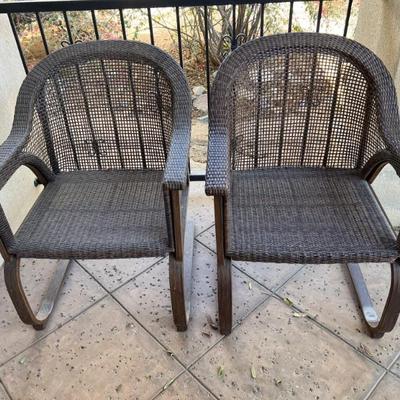 This item is available for PRESALE.  Please text photo to 760-668-0554 to purchase.  We accept Zelle ONLY    MEATAL AND RATTAN PATIO...