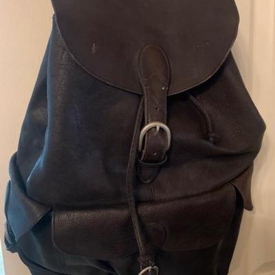 London Fog Brown Leather Bag