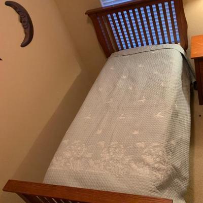 Twin Bed with Head and Foot Board