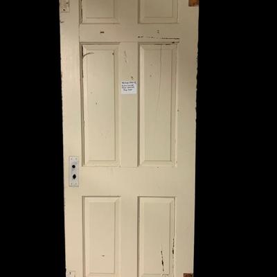 Pine Door ( 1 side painted) 79.5. H  30 W  1.75 D