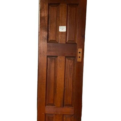 Pine Stained Door 80â€. H. 24â€ W. 1.25