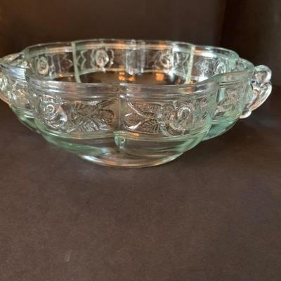 Vintage Jeannette Tint Glass Candy Dish