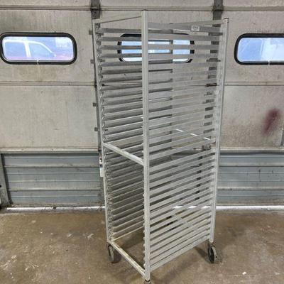 Aluminum Rolling Bakers Rack 