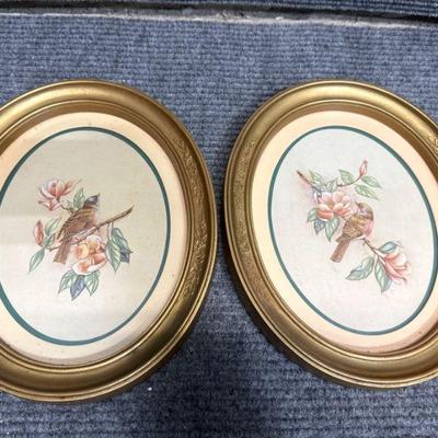 Home Interiors Oval Bid Wall Art 