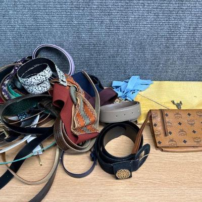 Womens Assorted belts and bags 