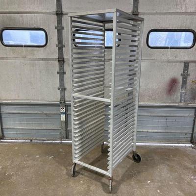 Aluminum Rolling Bakers Rack 