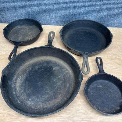 Cast Iron Frying Pans Made in USA 