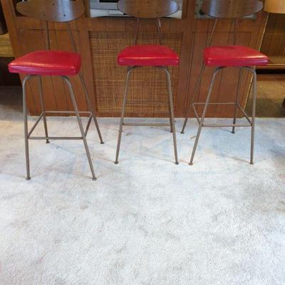 MId Century Daystrom Furniture Bar Stools 