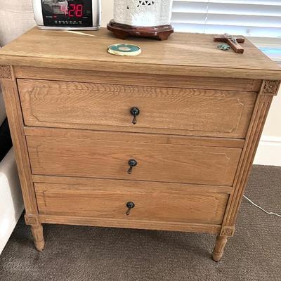 Pr Pine 3 Drawer Dresser Tables - Traditional - Restoration Hardware - 30" wide x 16" deep x 30" tall - Asking: Was $950...