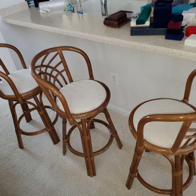 rattan bar stools