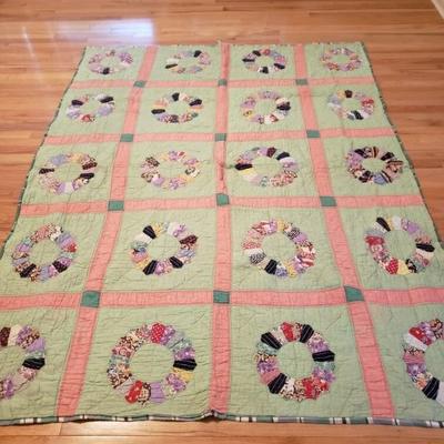 Beautiful handmade, vintage quilt 