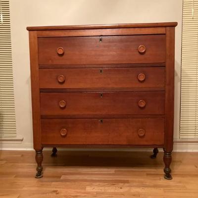 Antique cherry, chest of drawers