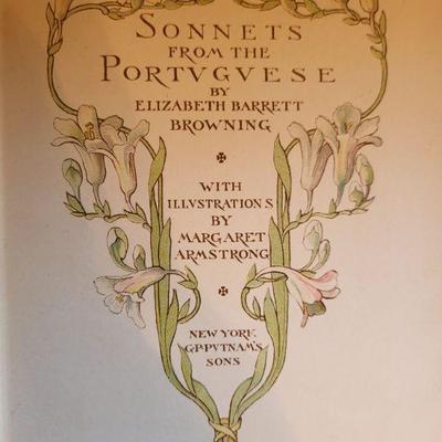 1902 edition Sonnets from the portvgvese by Elizabeth Barrett Browning 
