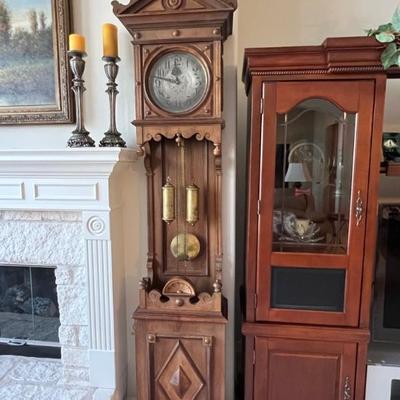 Beautiful 100 year old grandfather clock