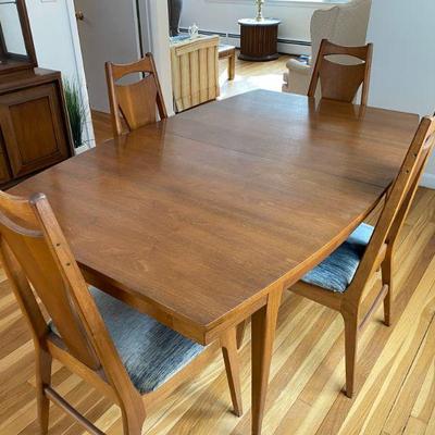 Mid Mod dining table: 66