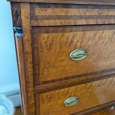 Close up of 3-drawer dresser