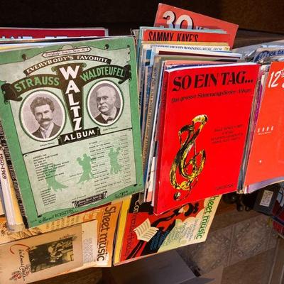 music books and sheet music