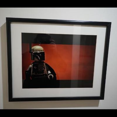 Boba Fett framed photography