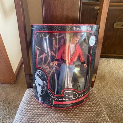James Dean doll in box