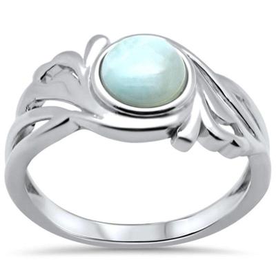 Sterling 
$39
https://abcjewelries.com/products/925-sterling-silver-natural-larimar-ring-sizes-5-10