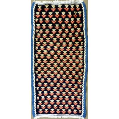 Hand-Knotted Sanandaj Vintage Kilim 3'3