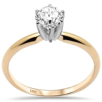 SPECIAL! .61ct G SI 14K Yellow Gold Round Diamond Solitaire Ring Size 6.5
$2700...