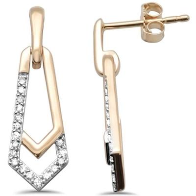 SPECIAL! .19ct G SI 14K Yellow Gold Diamond Ladies Drop Earrings
$498...