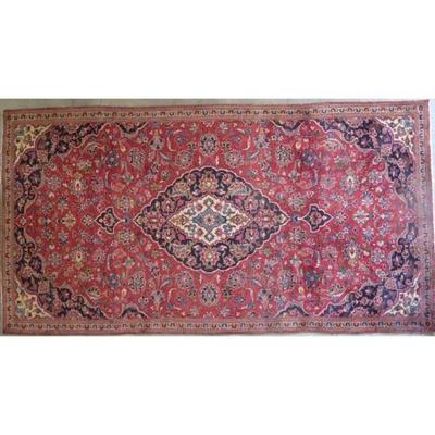 Hand-Knotted Vintage Rug 10'12