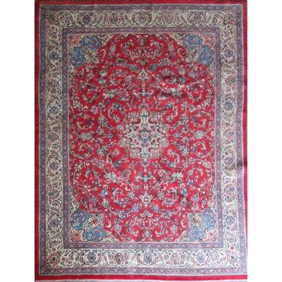 Hand-Knotted Vintage Rug 12'9