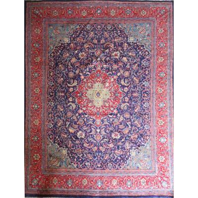 Hand-Knotted Vintage Rug 12'10" x 9'8" $1861
ABC Rugs Kilims Collection Persian Arak Authentic Hand-Knotted...