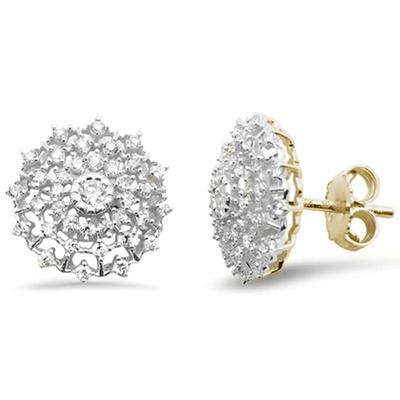 SPECIAL! .51ct G SI 10K White Gold Diamond Round Multi Row Earrings
$578...