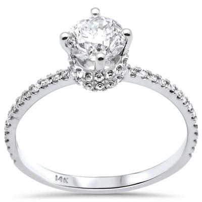 SPECIAL! 1.04ct G SI 14K White Gold Round Diamond Engagement Ring Size 6.5
$3200...