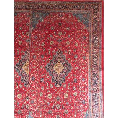 Hand-Knotted Vintage Rug 16'7