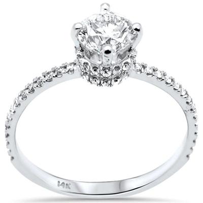 SPECIAL! 1.02ct G SI 14K White Gold Round Diamond Engagement Ring Size 6.5
$3100...