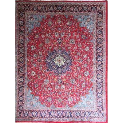 Hand-Knotted Vintage Rug 12'8" x 9'8" $1837
ABC Rugs Kilims Collection Persian Ardakan Authentic Hand-Knotted...