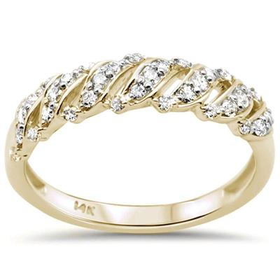 SPECIAL! .37ct G SI 14K Yellow Gold Women's Round Diamond Ring Band Size 6.5
$558...