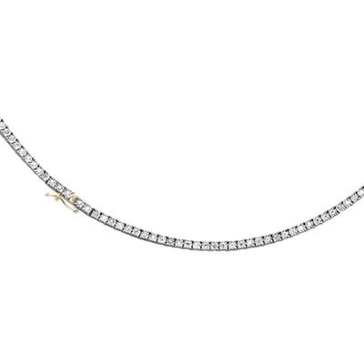 SPECIAL! 1.99ct G SI 10K Yellow Gold Diamond Illusion Necklace 20