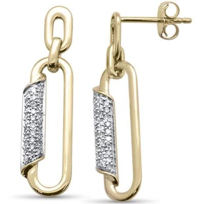 SPECIAL! .25ct G SI 14K Yellow Gold Diamond Paperclip Drop Earrings
$590...