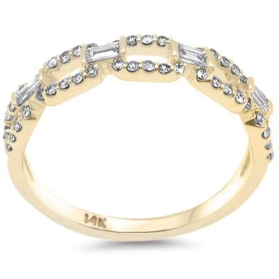 SPECIAL! .36ct G SI 14K Yellow Gold Diamond Link Ladies Ring Size 6.5
$590...