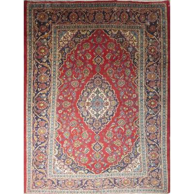 Hand-Knotted Vintage Rug 12'6