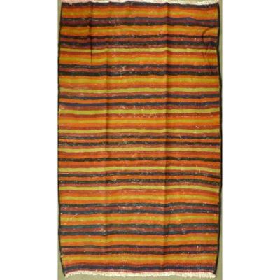 Hand-Knotted Sanandaj Vintage Kilim 6'6" X 4'3" $415
ABC Rugs Kilims Collection Authentic Hand-Knotted Sanandaj...