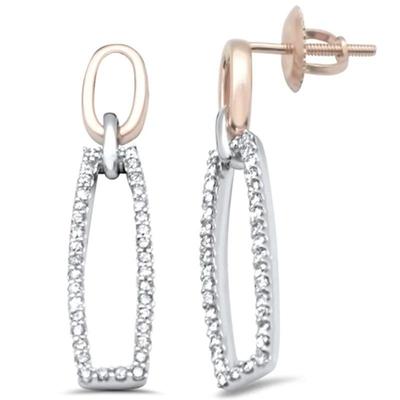 SPECIAL! .35ct G SI 14K RG/White Gold Diamond Drop Earring
$218...