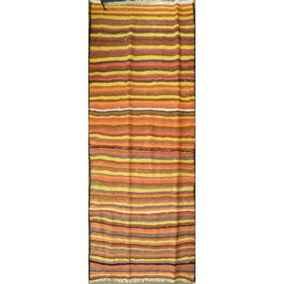 Hand-Knotted Sanandaj Vintage Kilim 8'5" X 3'6" $442
ABC Rugs Kilims Collection Authentic Hand-Knotted Sanandaj...