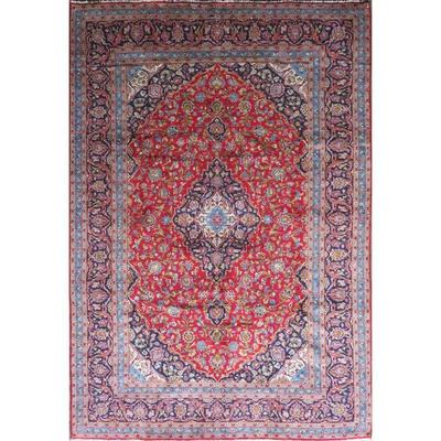 Hand-Knotted Vintage Rug 11'10