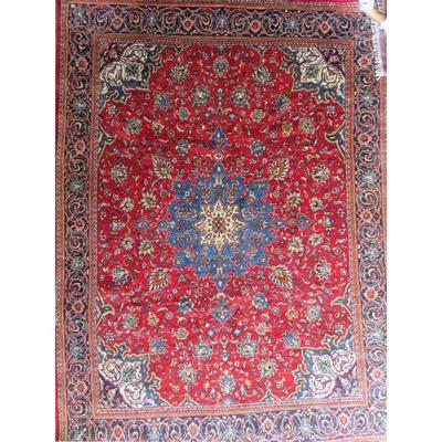 Hand-Knotted Vintage Rug 13'5