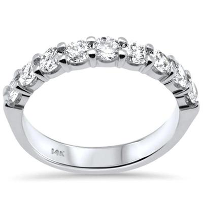 SPECIAL! 1.01ct G SI 14K White Gold Diamond Wedding Ring Band
$1390...