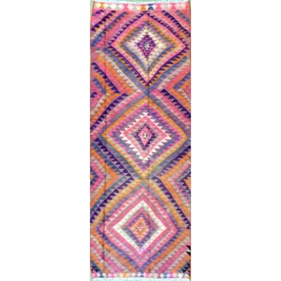 Hand-Knotted Sanandaj Vintage Kilim 9'1" X 3'6" $477
ABC Rugs Kilims Collection Authentic Hand-Knotted Sanandaj...